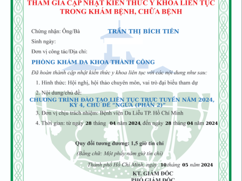 CME Cập nhật kiến thức liên tục